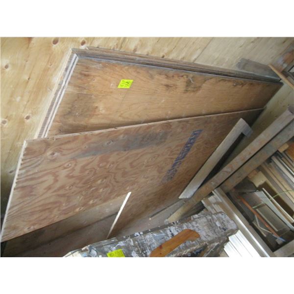 LG. LOT OF ASST. PLYWOOD