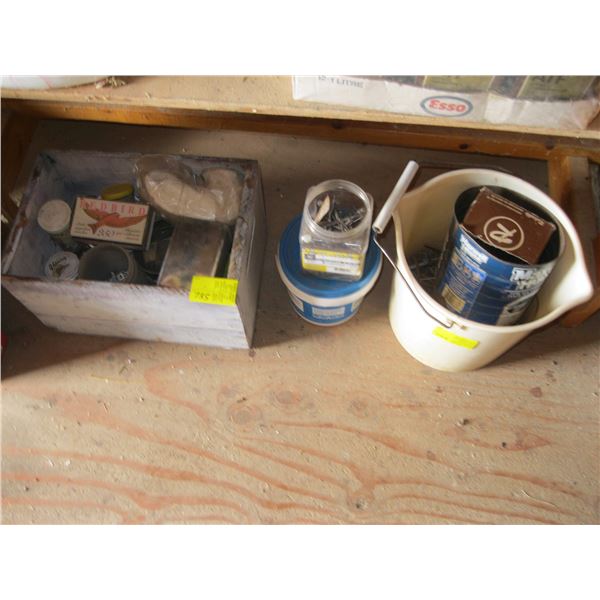 ASST. NAILS & SCREWS, ETC.