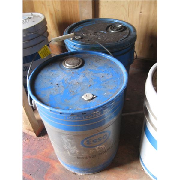 2 PAILS OF HYDRAULIC OIL