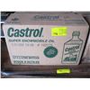 Image 1 : 12 1L BOTTLES OF CASTROL SUPER SNOWMOBILE OIL