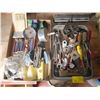 Image 1 : 2 TRAYS OF ASST. WHOLESAWS, TOOLS, CHISELS, ETC.