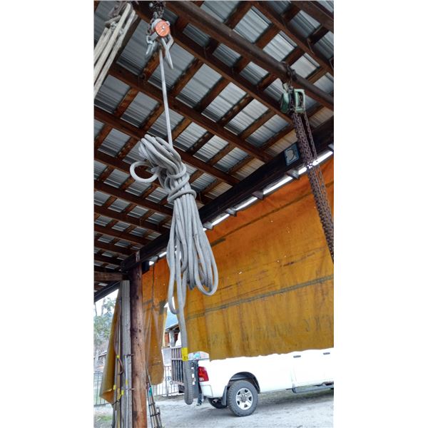 ROPE DOUBLE PULLEY HOIST