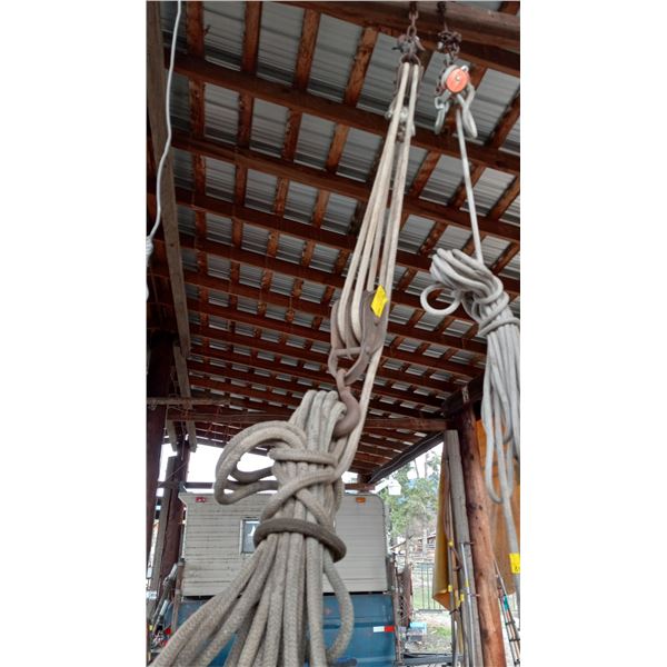 ROPE DOUBLE PULLEY HOIST