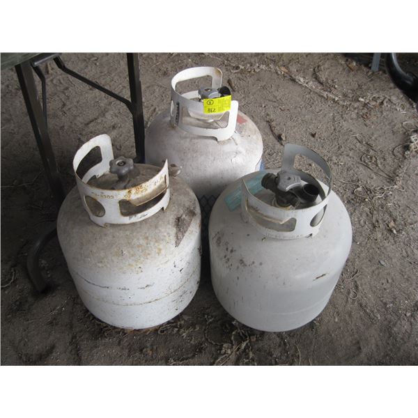 3 PROPANE TANKS