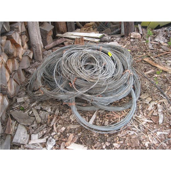 LG. LOT OF GALVANIZED WIRE