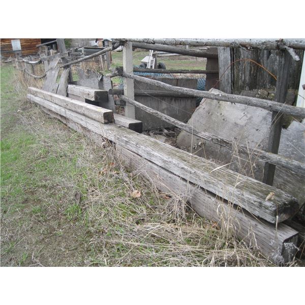 LG. TIMBERS BEHIND BARN