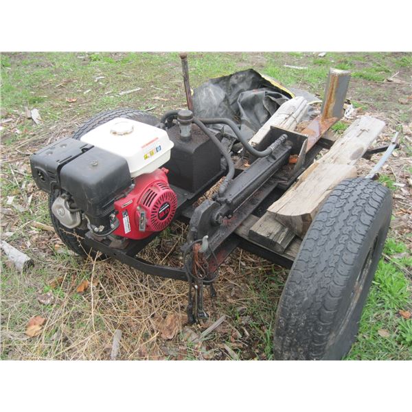 HYDRAULIC FIREWOOD SPLITTER W/HONDA 9HP ENGINE