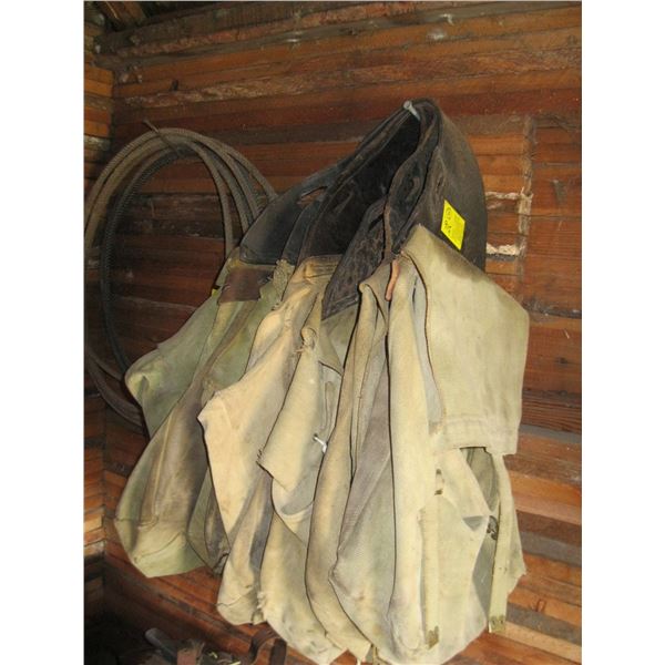 3 CANVASS SADDLE BAGS