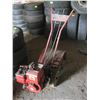 Image 1 : TROY BUILT REAR TINE ROTOTILLER, CONDITION UNKNOWN, MOTOR SEIZED