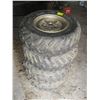 Image 1 : SET OF ATV TIRES, 2 BACK & 2 FRONT