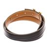 Image 3 : Hermes Black and Brown Leather Mini Constact Belt