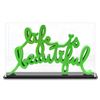 Image 1 : Life is Beautiful (Green) by Mr Brainwash