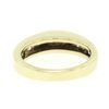 Image 6 : 14k Yellow Gold 1.00 ctw Baguette Diamond Channel Domed Wedding Band Ring