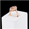 Image 3 : 2.04 ctw Morganite and 0.20 ctw Diamond 14K Rose Gold Ring