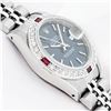 Image 9 : Rolex Stainless Steel Quickset Blue Index Diamond And Ruby Datejust 26MM