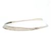 Image 4 : Levin Vintage Sterling Silver Plain Handmade Choker 9.50mm Collar Cuff Necklace