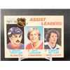 Image 1 : 1977-78 OPC LEAGUE LEADERS LAFLEUR