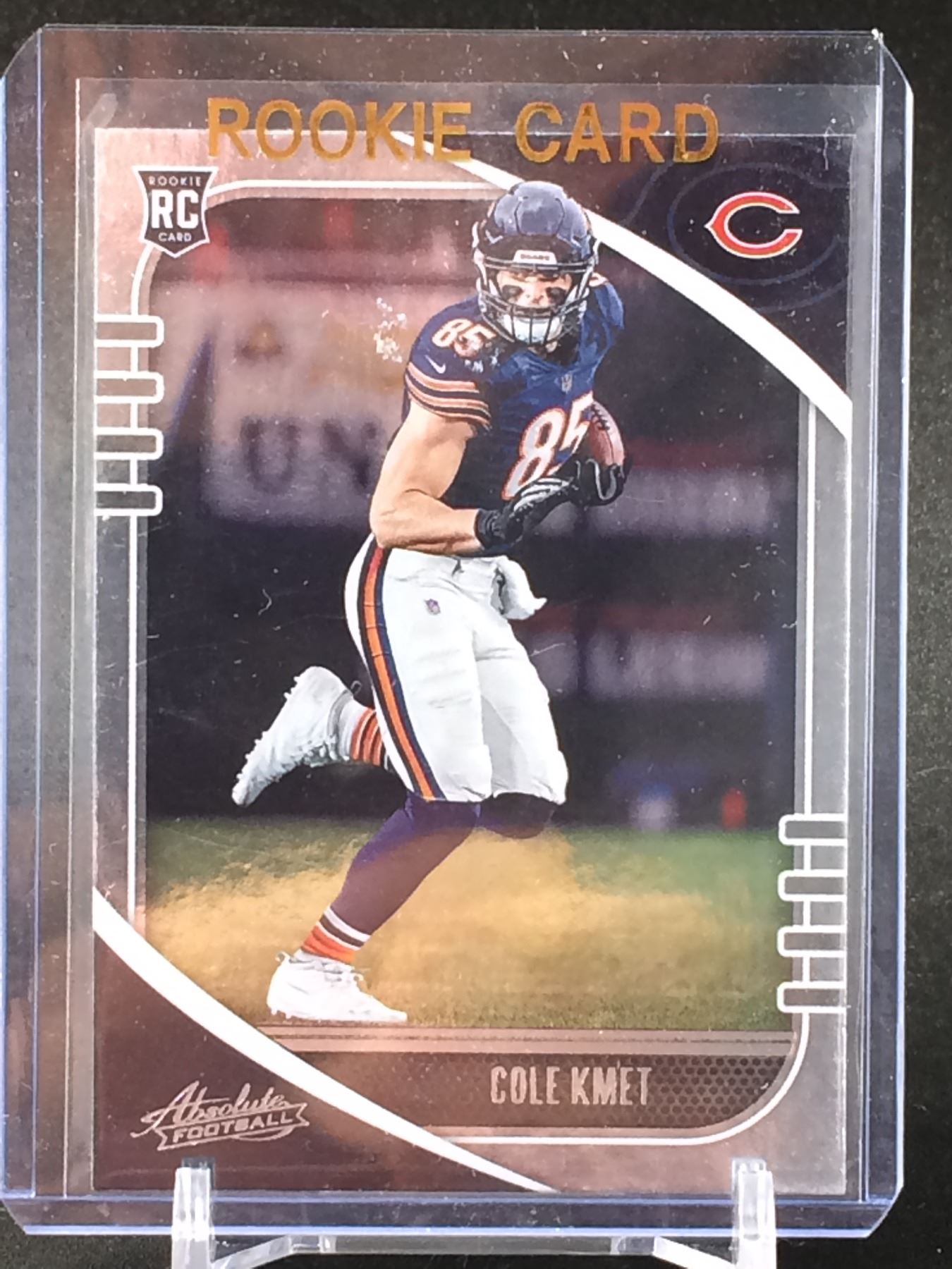 NFL ROOKIE CARD COLE KMET BEARS