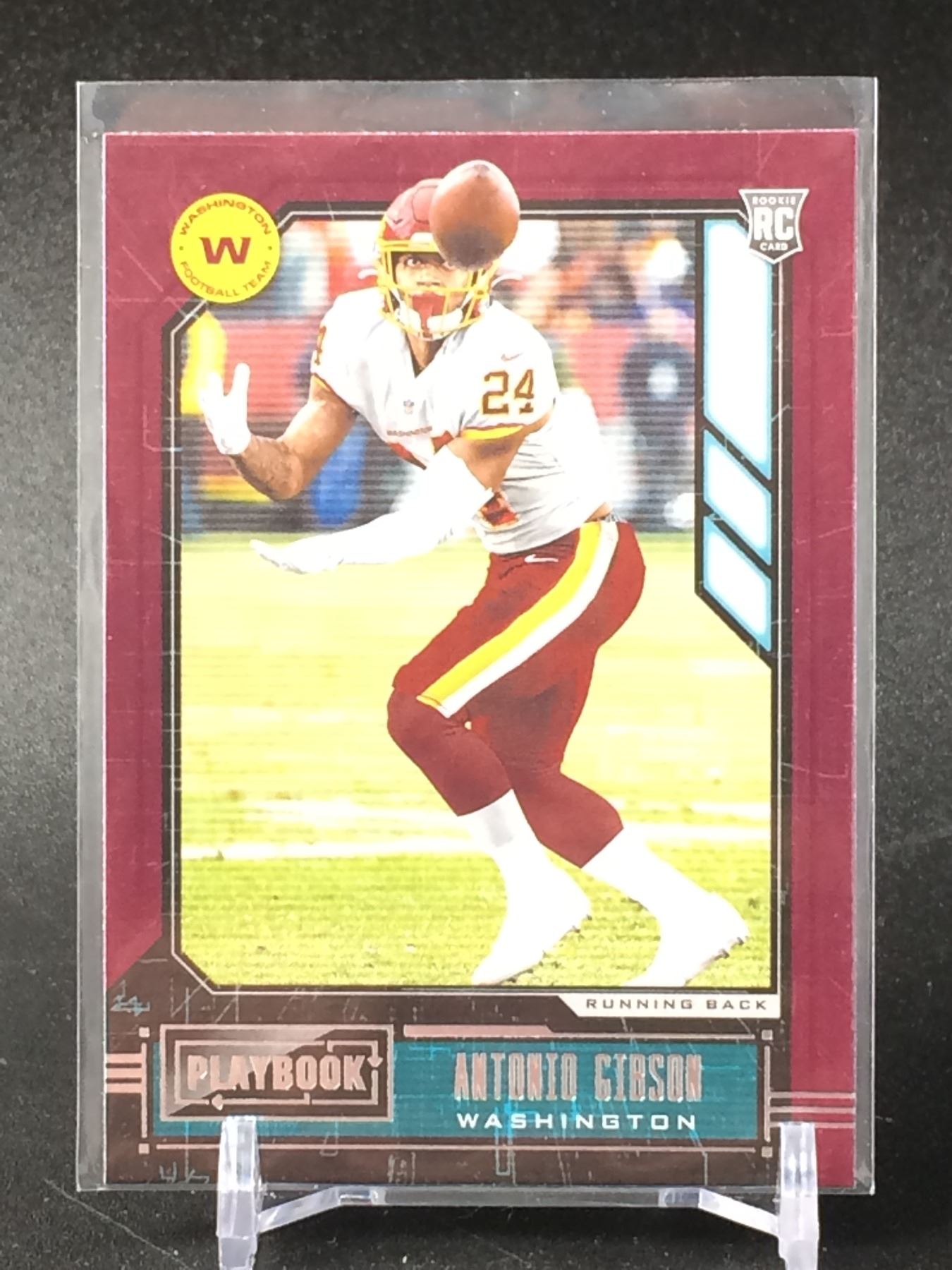 NFL ROOKIE CARD ANTONIO GIBSON COMMANDERS