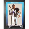 Image 1 : 1989 BO JACKSON OUTFIELDER/RUNNING BACK PROMO CARD *RARE*