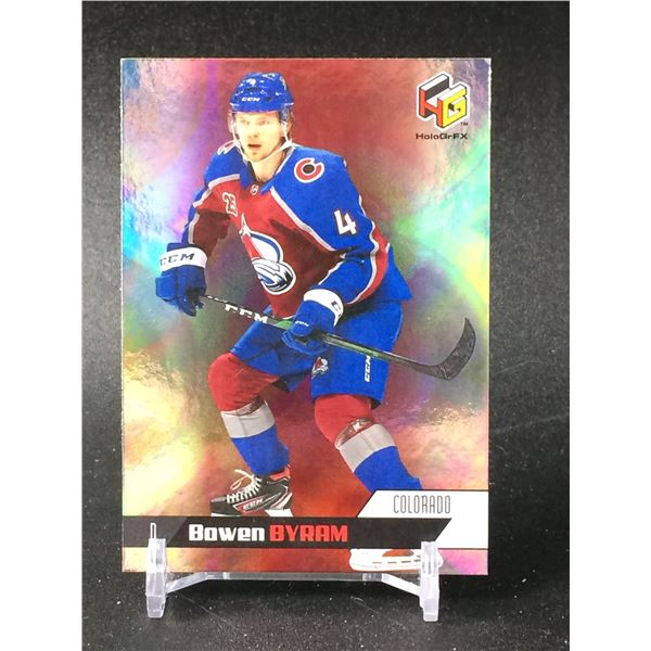 2020-21 UD HOLOGRFX NO. HG-20 BOWEN BYRAM ROOKIE CARD