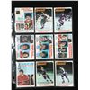 Image 1 : LOT OF 9 1978 TOPPS HOF NHL STAR CARDS