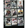 Image 1 : LOT OF 9  NHL ROOKIE CARDS