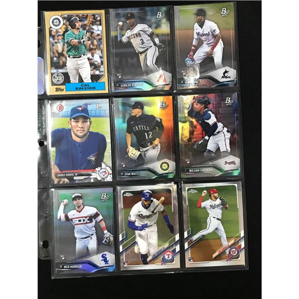 LOT OF 9  MLB STAR ROOKIE CARDS