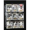 Image 1 : LOT OF 9 COOPERSTOWN COLLECTION GOLD SCRIPT HALL OF FAME CARDS