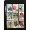 Image 1 : LOT OF 9 1970/80'S MLB HOF/STAR CARDS