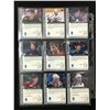 Image 2 : LOT OF 9  2001 IN THE GAME SIGNATURE SERIES HARD SIGNED AUTO CARDS