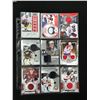 Image 1 : LOT OF 9 JERSEY/SWATCH/ROOKIE NHL CARDS