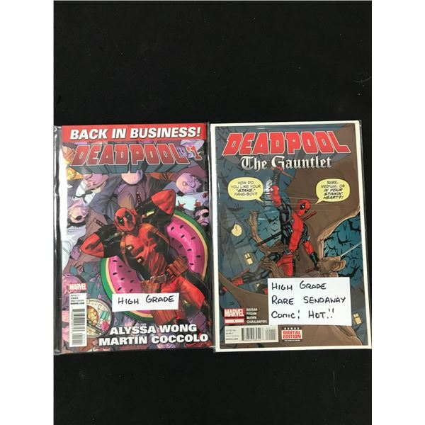 LOT OF 2 MARVEL COMICS (DEADPOOL)