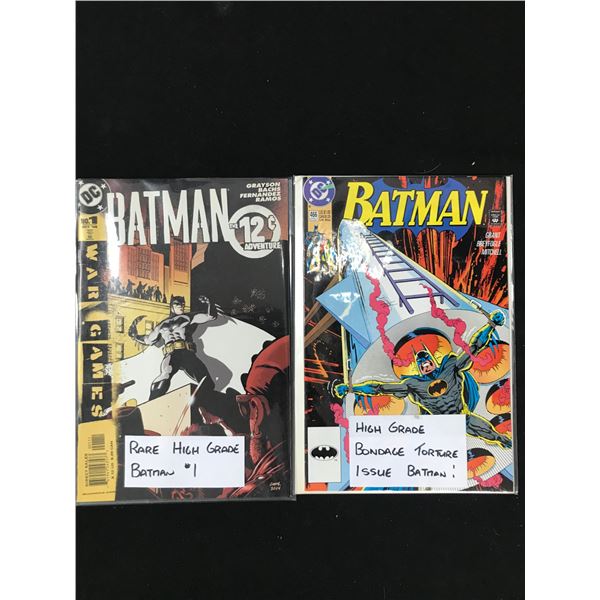 LOT OF 2 DC COMICS (BATMAN)