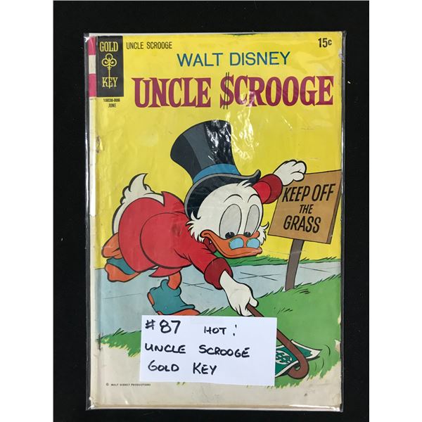 GOLD KEY COMICS NO.87 WALT DISNEY UNCLE SCROOGE