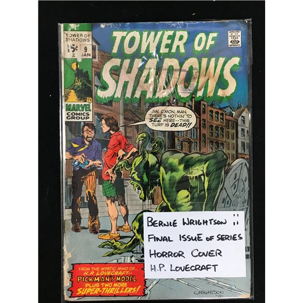 MARVEL COMICS NO.9 TOWER OF SHADOWS (FINAL ISSUE OF SERIES|)