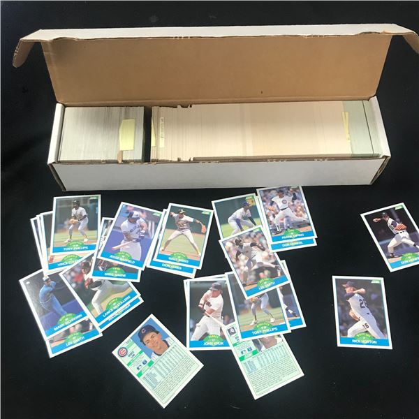 BOX OF SCORE BASEBALL CARDS