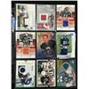 Image 1 : LOT OF 9 NFL JERSEY/PATCH CARDS