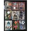 Image 1 : LOT OF 9 NFL JERSEY/PATCH CARDS