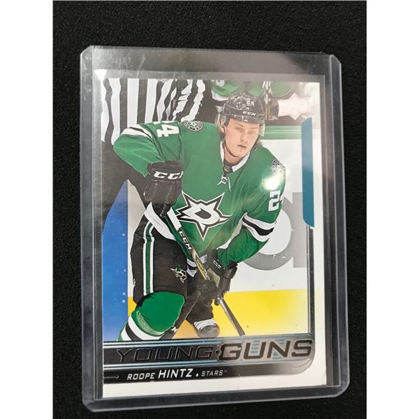 2018-19 UPPER DECK NO.202 ROOPE HINTZ YOUNG GUNS