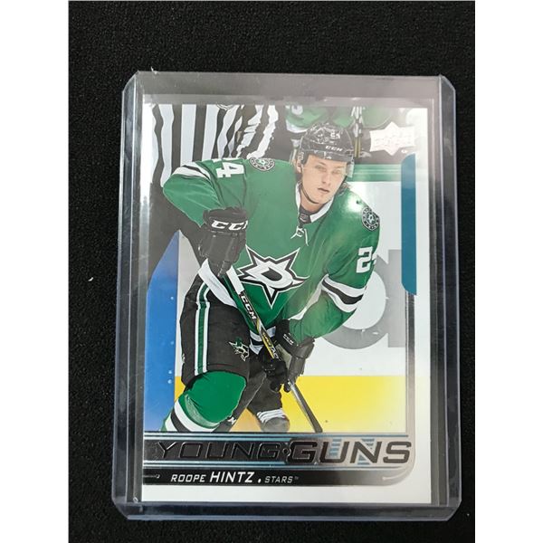 2018-19 UPPER DECK NO,202 ROOPE HINTZ YOUNG GUNS