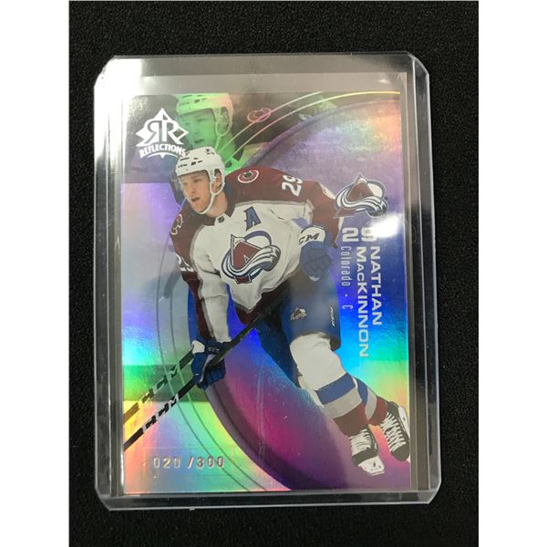 2021-22 UPPER DECK EXTENDED SERIES NO.9 NATHAN MACKINNON REFLECTIONS