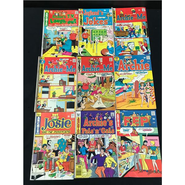 LOT OF 9 COMICS