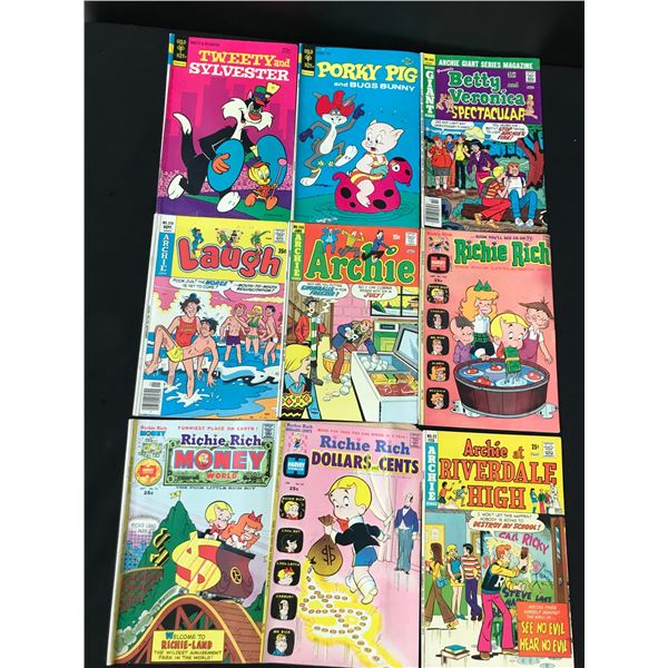 LOT OF 9 COMICS