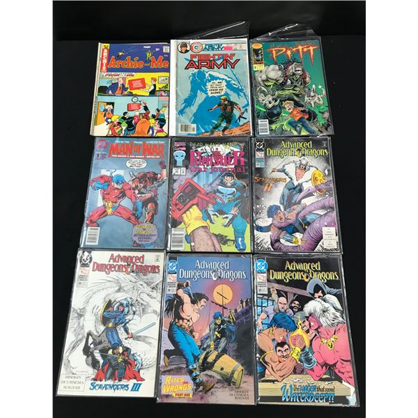 LOT OF 9 COMICS