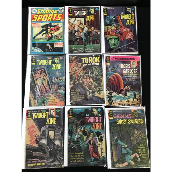 LOT OF 9 COMICS