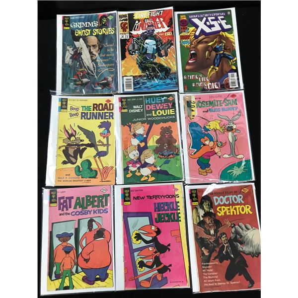 LOT OF 9 COMICS