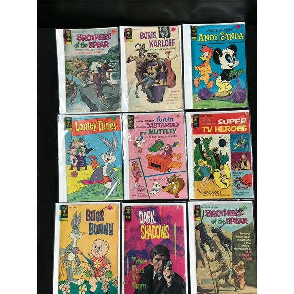 LOT OF 9 COMICS