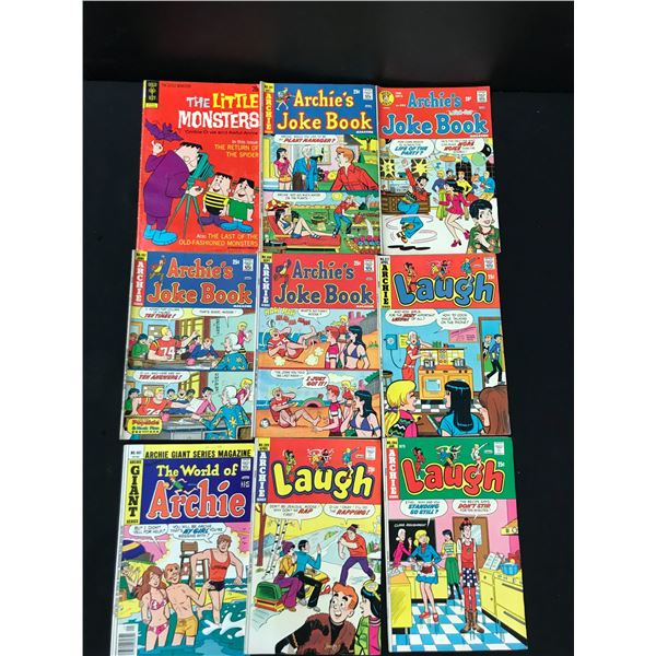 LOT OF 9 COMICS