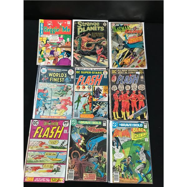 LOT OF 9 COMICS